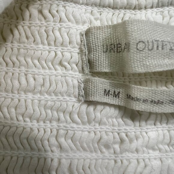 Urban Outfitters White Britney Cottage‎ Regency Corset Milkmaid Mini Dress M - Picture 12 of 13